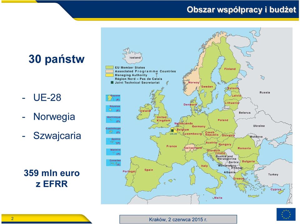 euro z EFRR 2 Kraków, Warszawa 2Poznań,