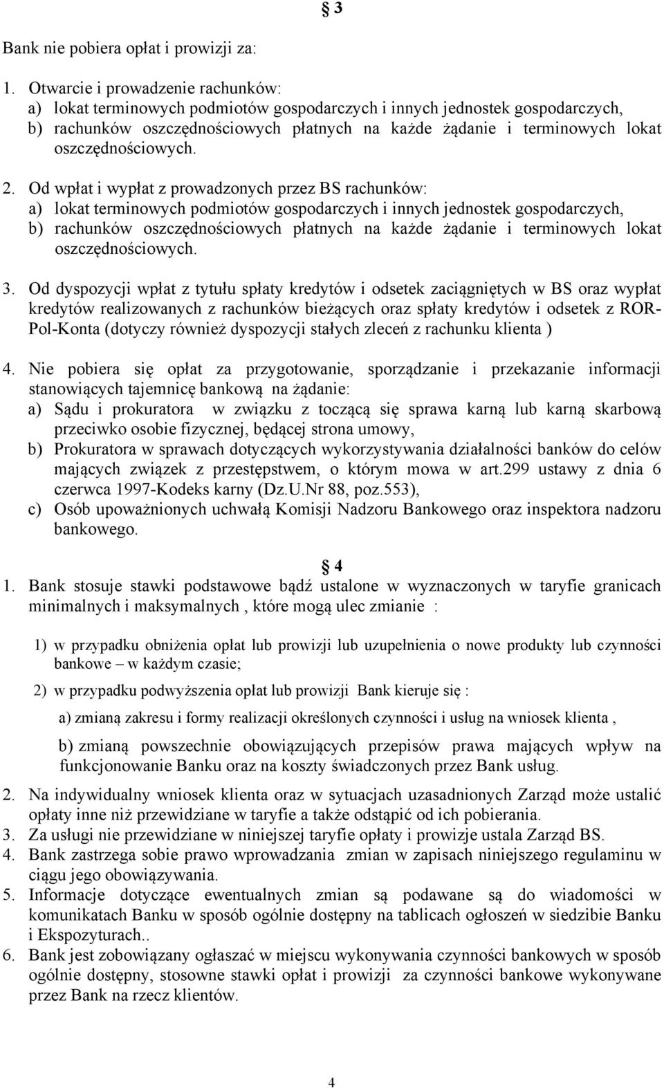 oszczędnościowych. 2.