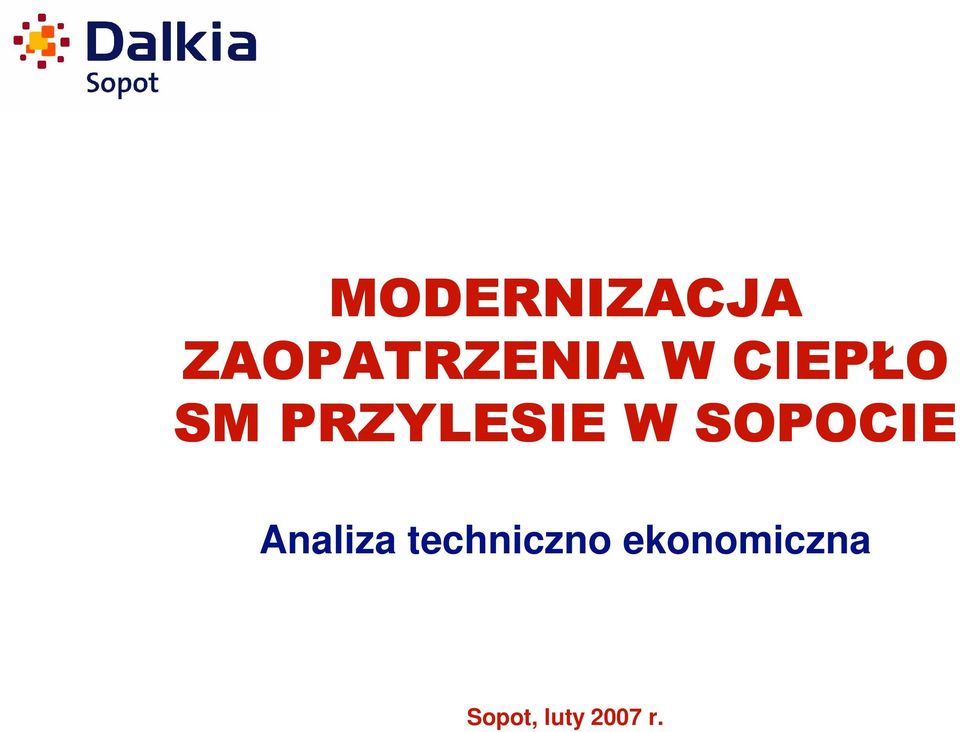 SOPOCIE Analiza techniczno