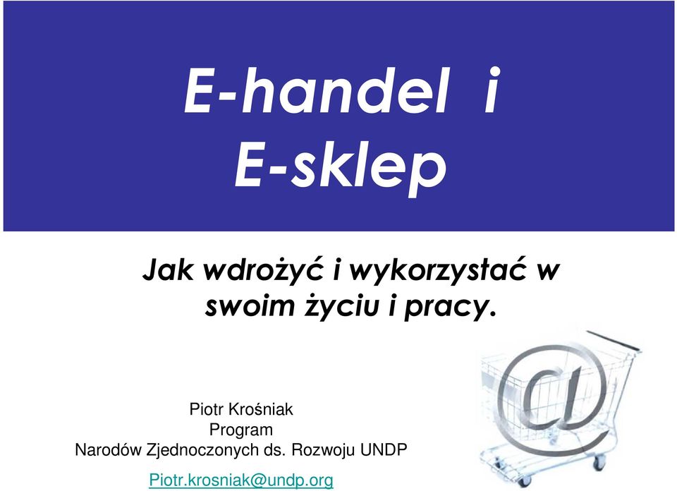 Piotr Krośniak Program Narodów