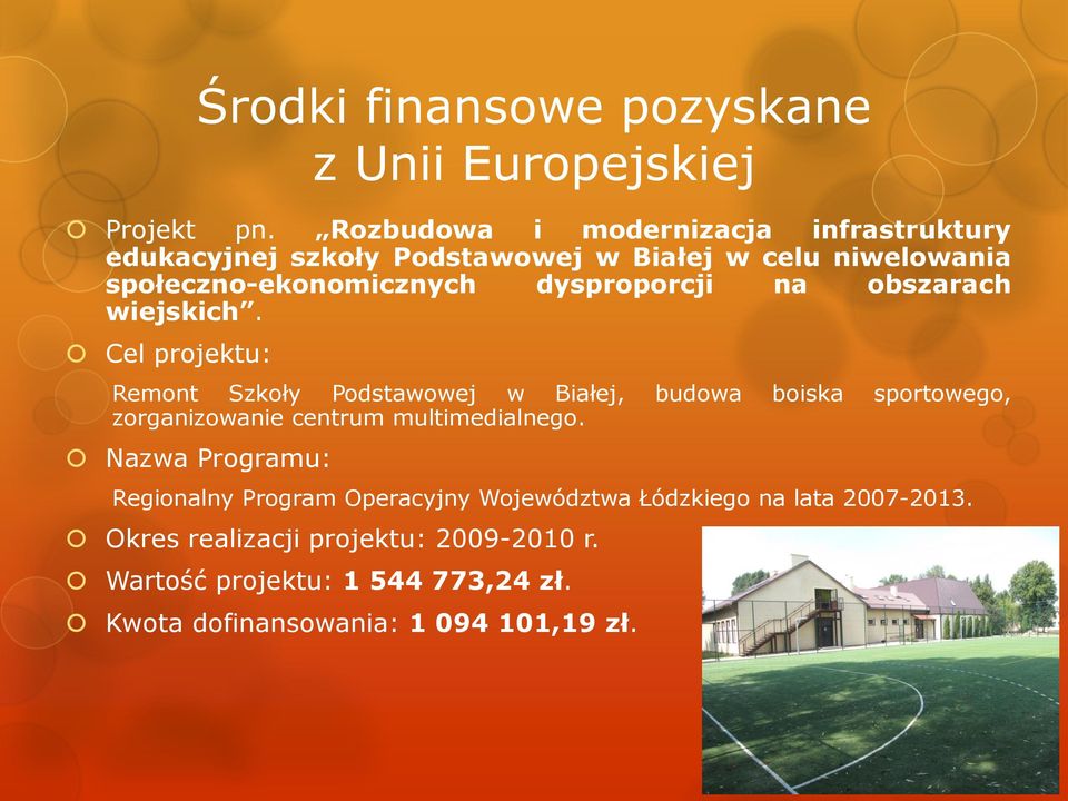 społeczno-ekonomicznych dysproporcji na obszarach wiejskich.