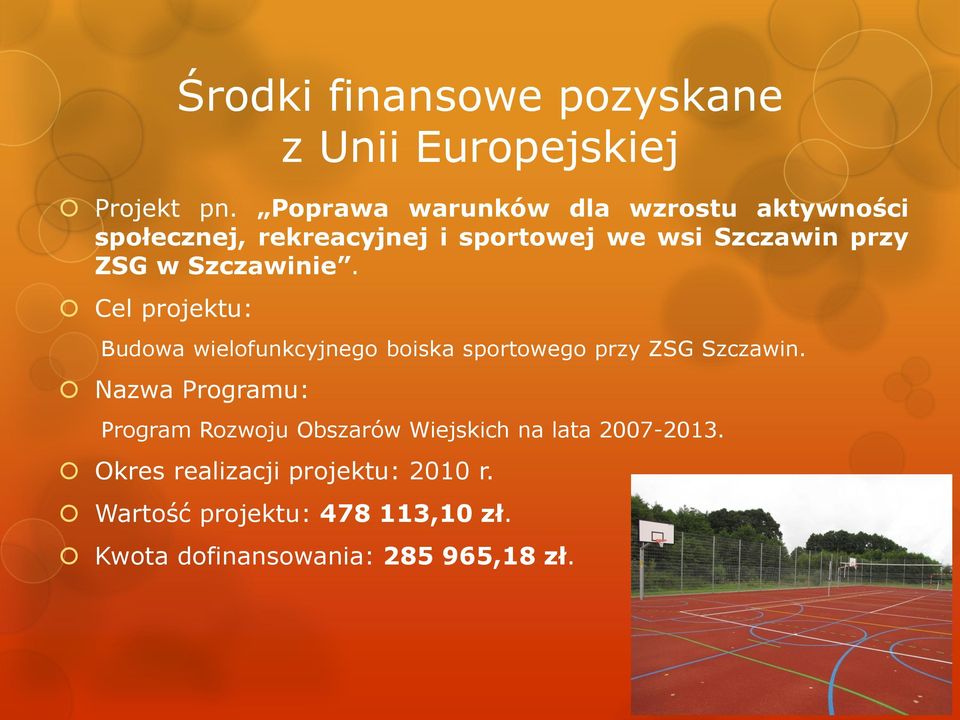 Szczawin przy ZSG w Szczawinie.