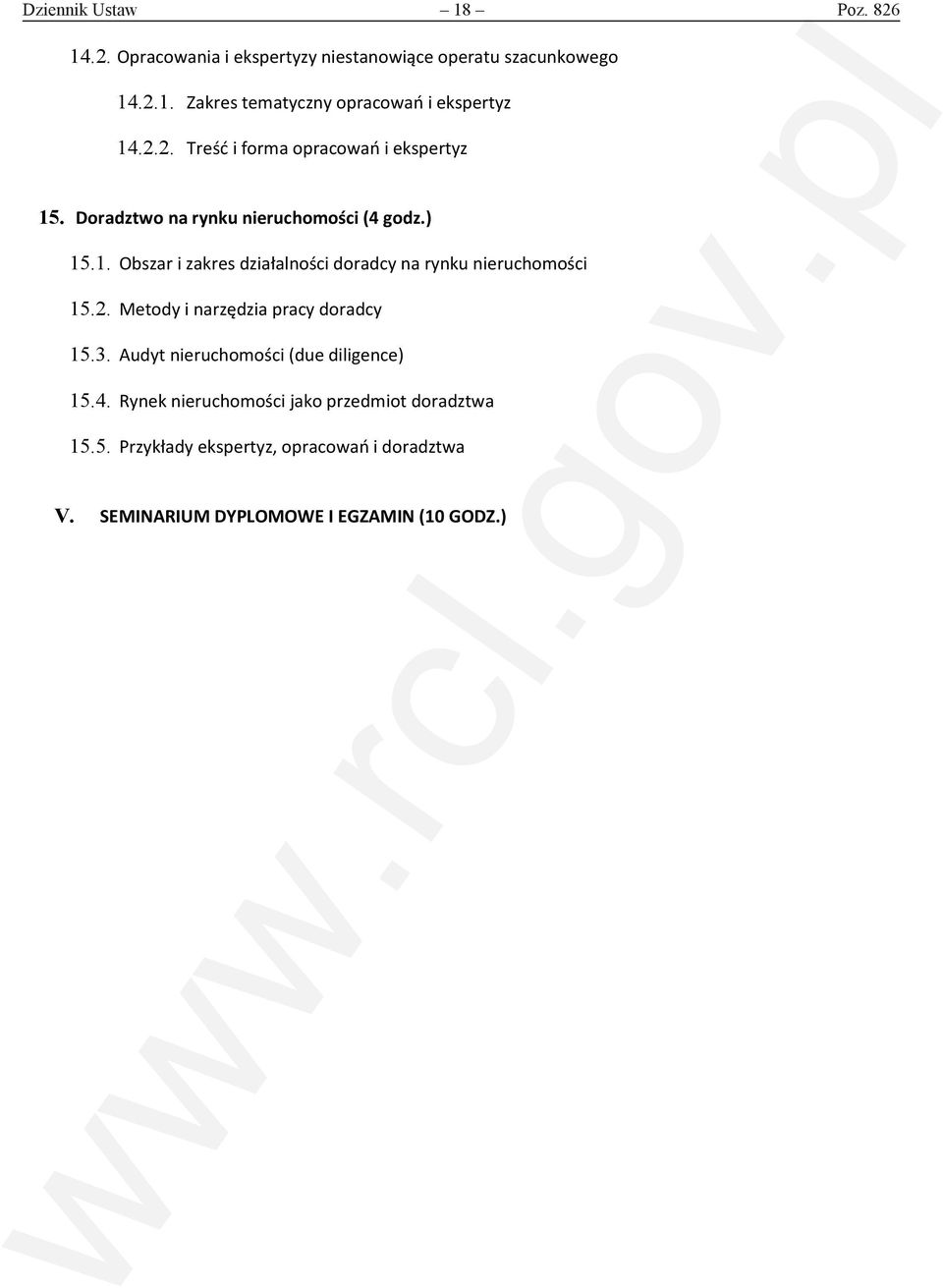 2. Metody i narzędzia pracy doradcy 15.3. Audyt nieruchomości (due diligence) 15.4.