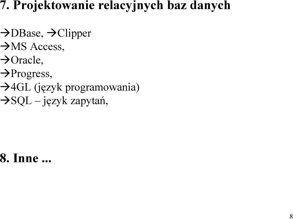 Oracle, Progress, 4GL (język
