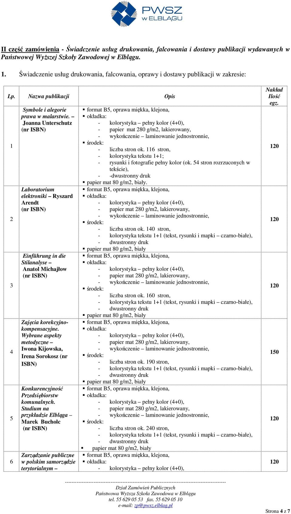 Joanna Unterschutz Laboratorium elektroniki Ryszard Arendt Einführung in die Stilanalyse Anatol Michajłow Zajęcia korekcyjnokompensacyjne.