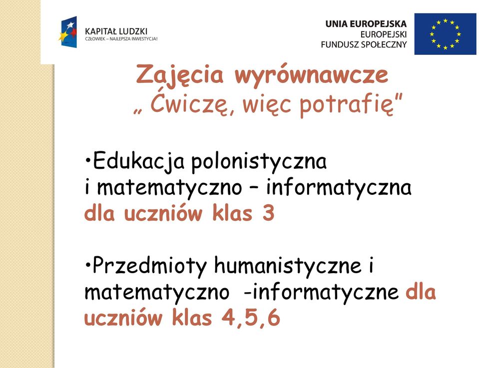 informatyczna dla uczniów klas 3 Przedmioty