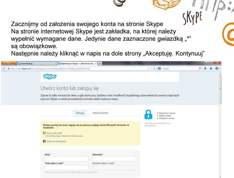 wymagane dane. Jedynie dane zaznaczone gwiazdką * są obowiązkowe.