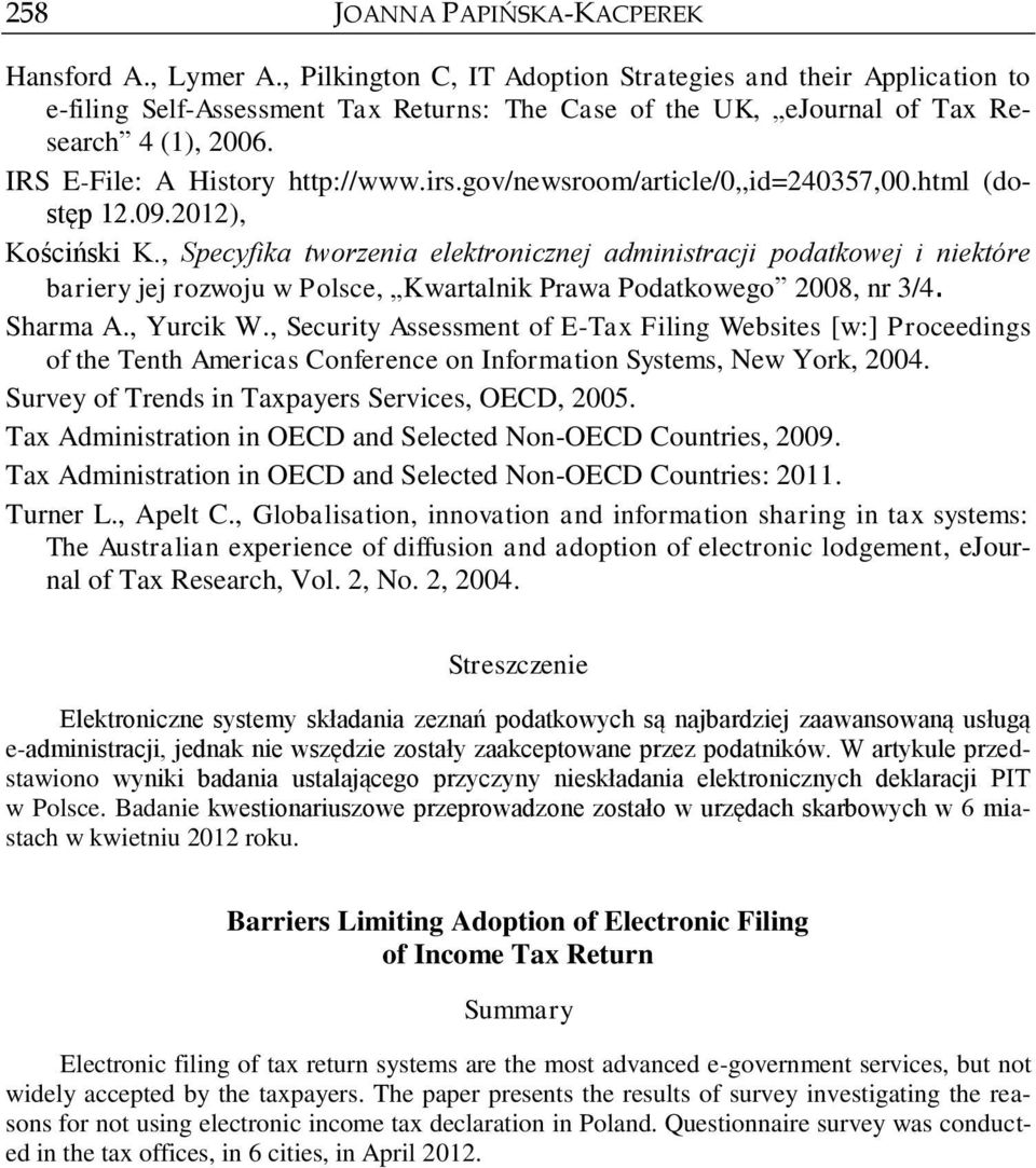 gov/newsroom/article/0,,id=240357,00.html (dostęp 12.09.2012), Kościński K.