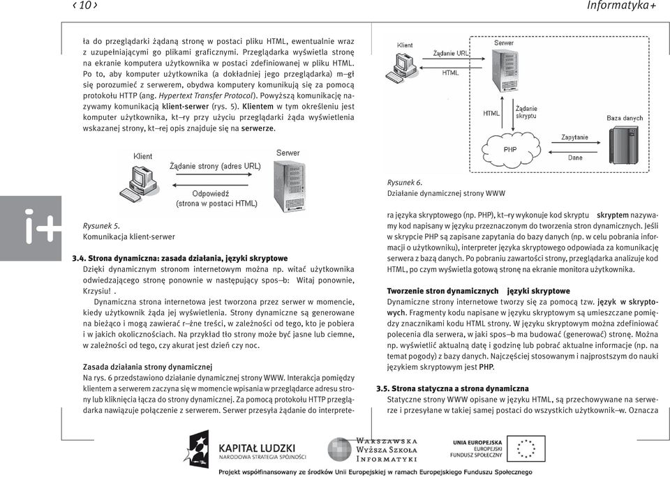 Po to, aby komputer użytkownika (a dokładniej jego przeglądarka) m gł się porozumieć z serwerem, obydwa komputery komunikują się za pomocą protokołu HTTP (ang. Hypertext Transfer Protocol).