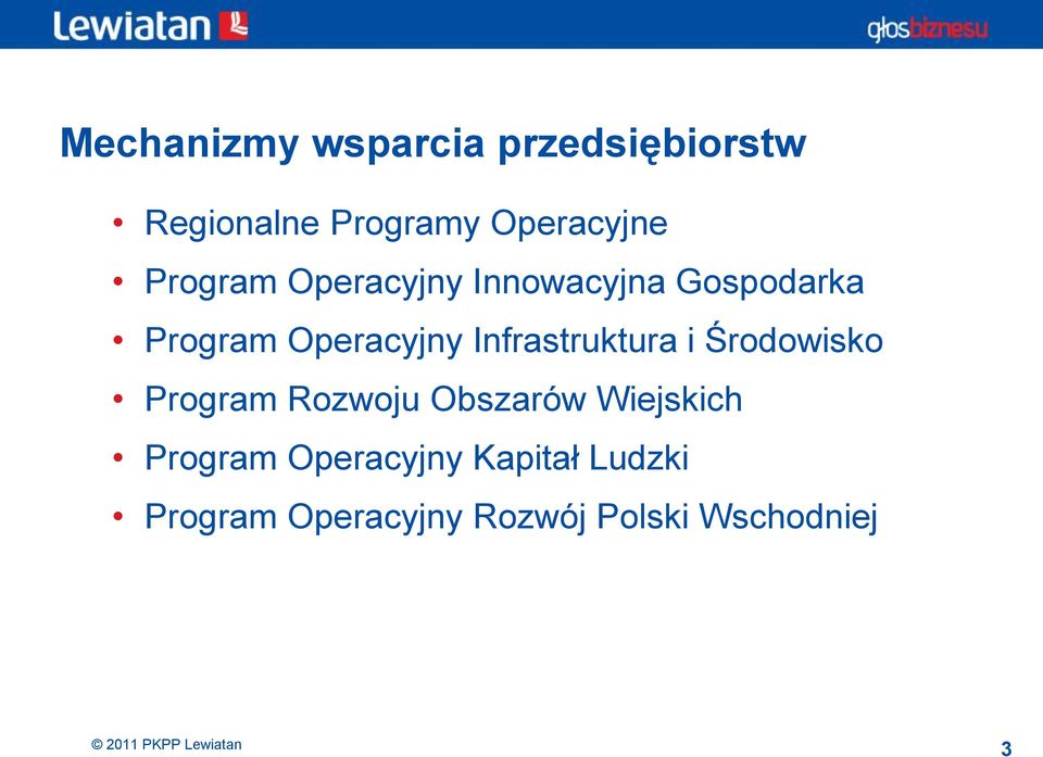 Infrastruktura i Środowisko Program Rozwoju Obszarów Wiejskich