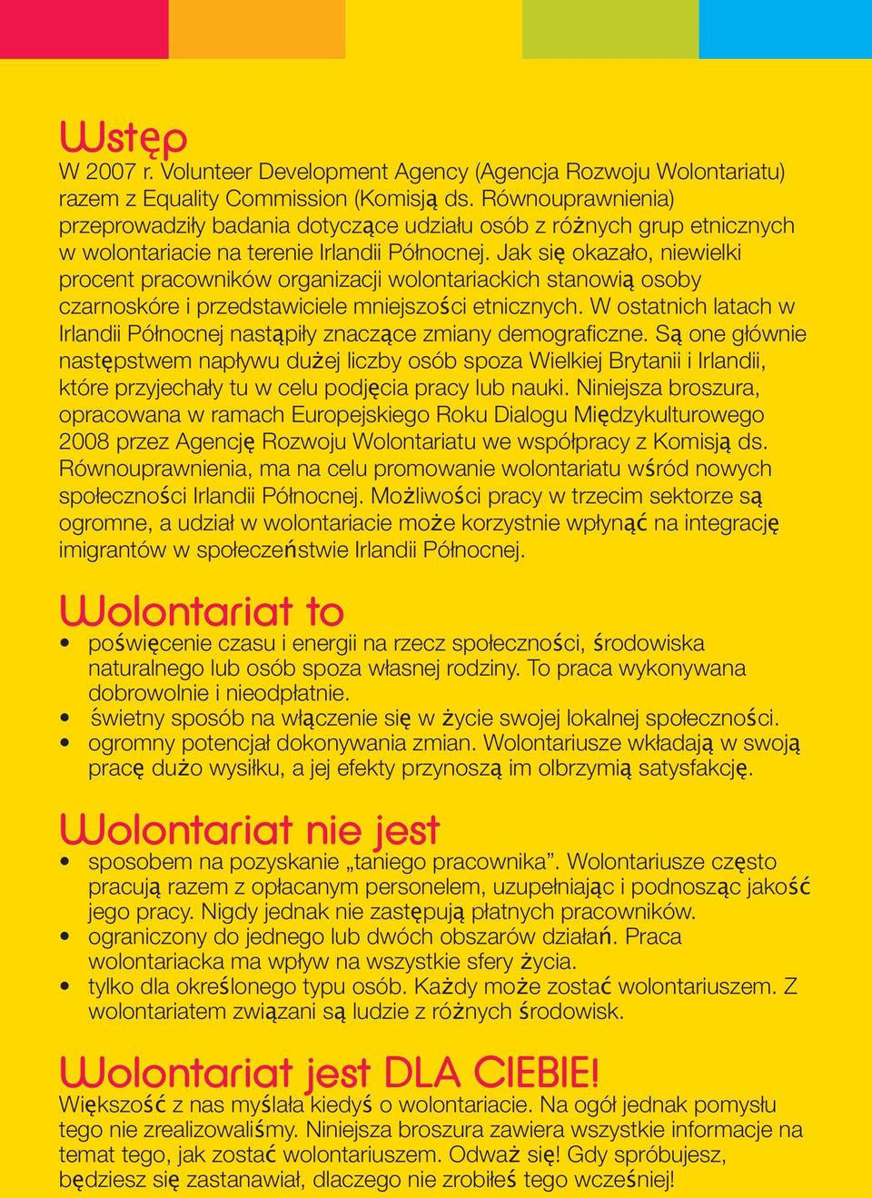 Jak się okazało, niewielki procent pracowników organizacji wolontariackich stanowią osoby czarnoskóre i przedstawiciele mniejszości etnicznych.