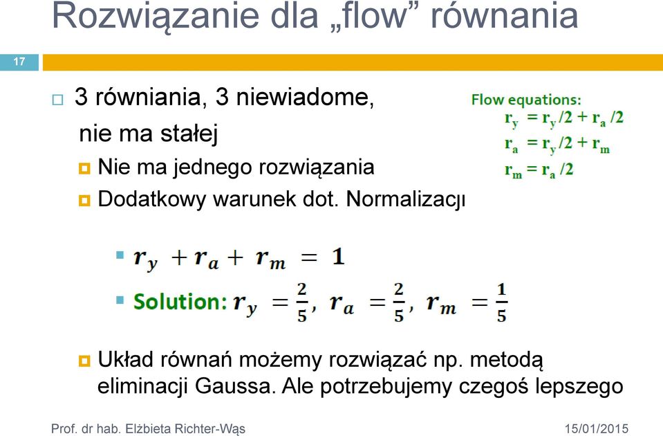 Dodatkowy warunek dot.