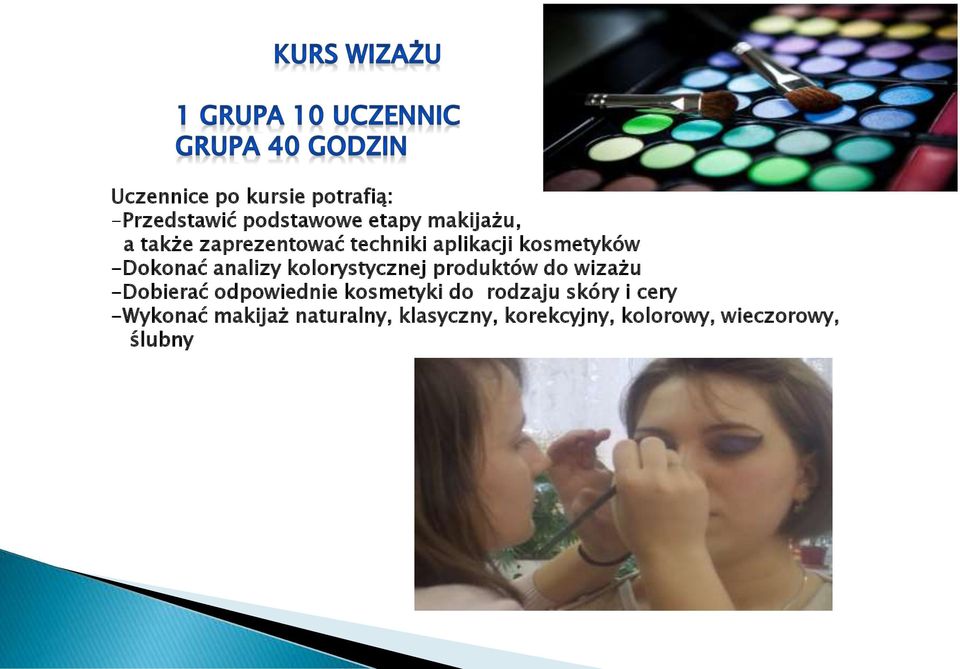 produktów do wizażu -Dobierać odpowiednie kosmetyki do rodzaju skóry i cery