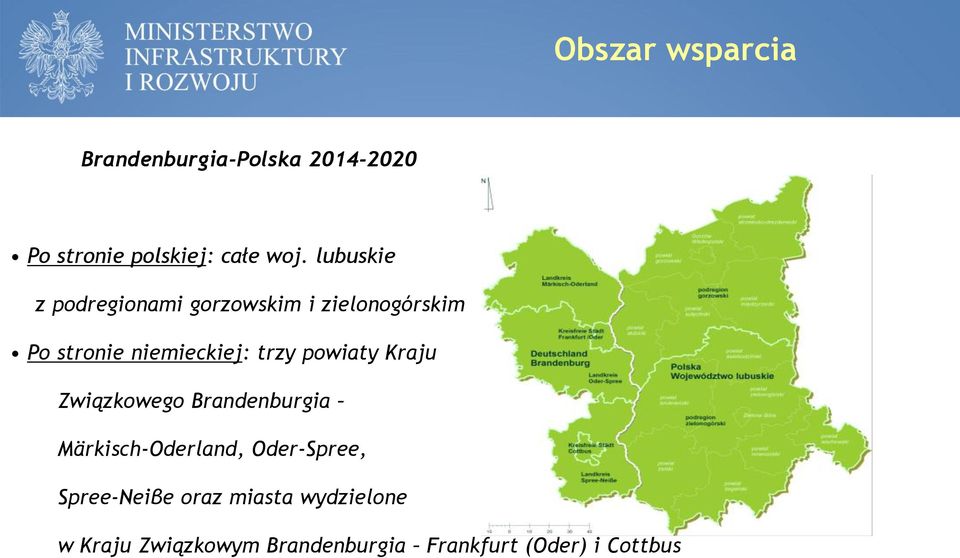 powiaty Kraju Związkowego Brandenburgia Märkisch-Oderland, Oder-Spree,