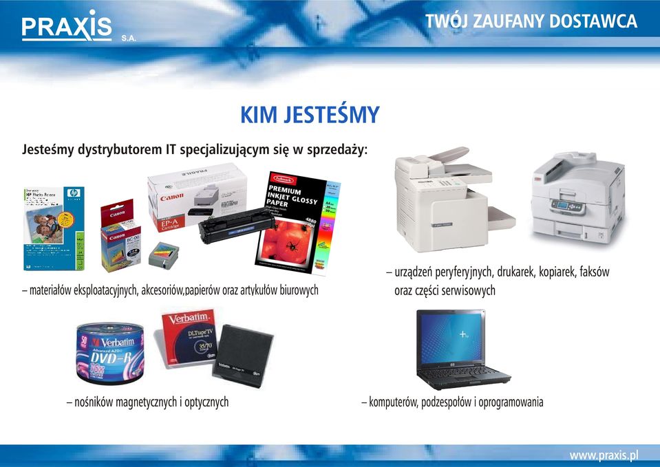 urz¹dzeñ peryferyjnych, drukarek, kopiarek, faksów oraz czêœci serwisowych