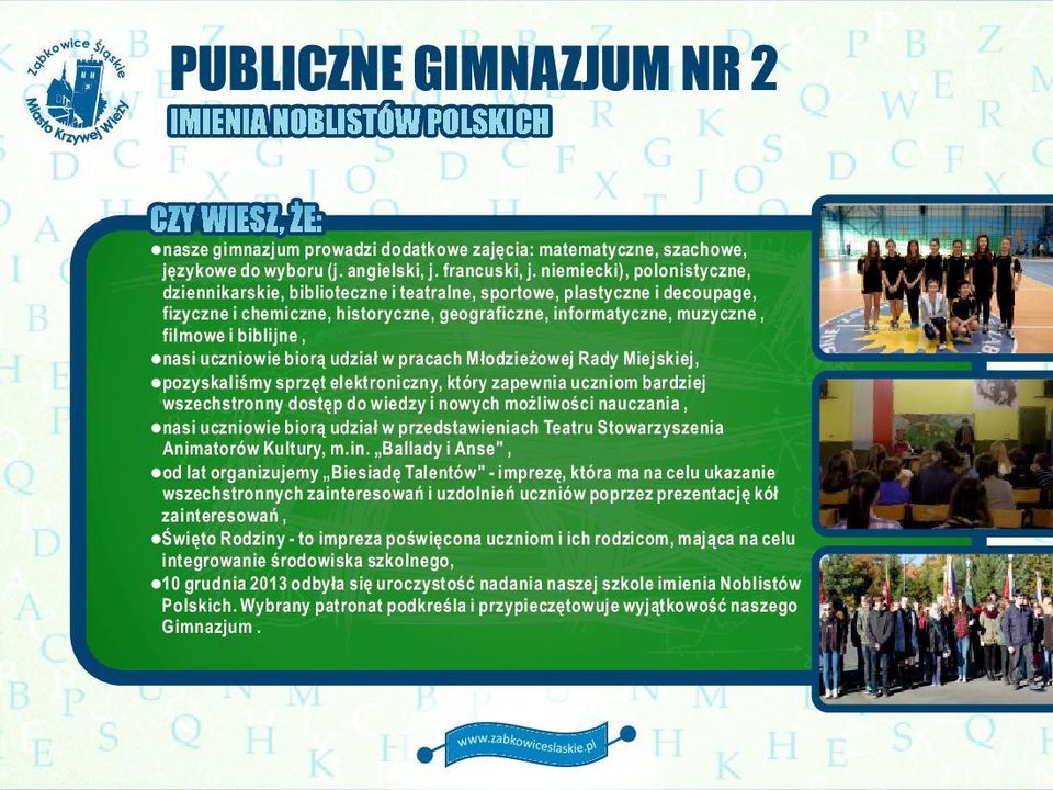 iorą udział w pracach Młodzżowej Rady Mjj, lpozyaliśmy sprzęt elektroniczny, który zapewnia uczniom ardzj wszechstronny dostęp do wdzy i nowych możliwości nauczania, lnasi uczniow iorą udział w
