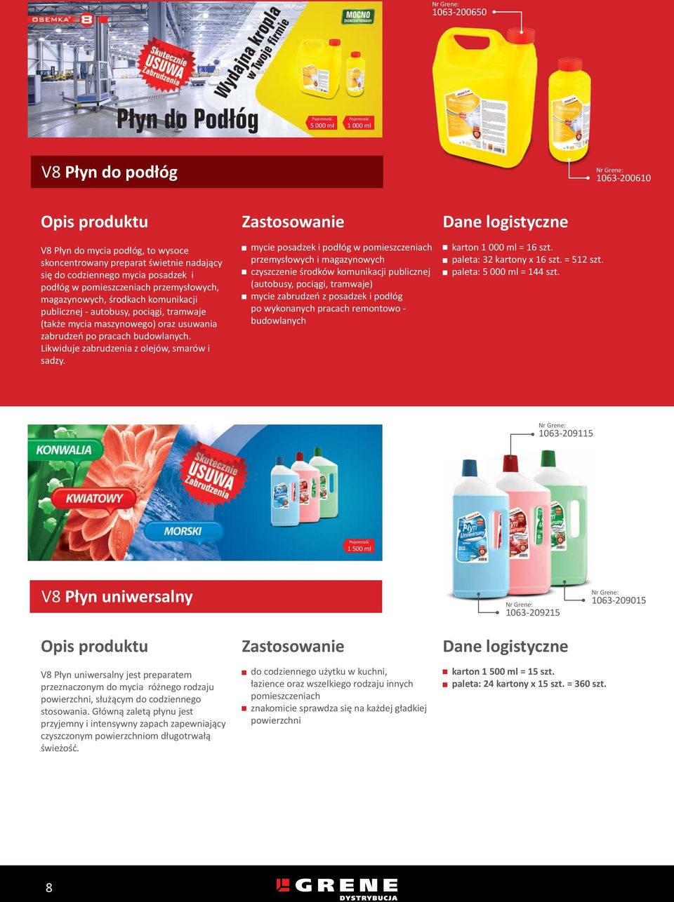mycie posadzek i podłóg w pomieszczeniach przemysłowych i magazynowych czyszczenie środków komunikacji publicznej (autobusy, pociągi, tramwaje) mycie zabrudzeń z posadzek i podłóg po wykonanych