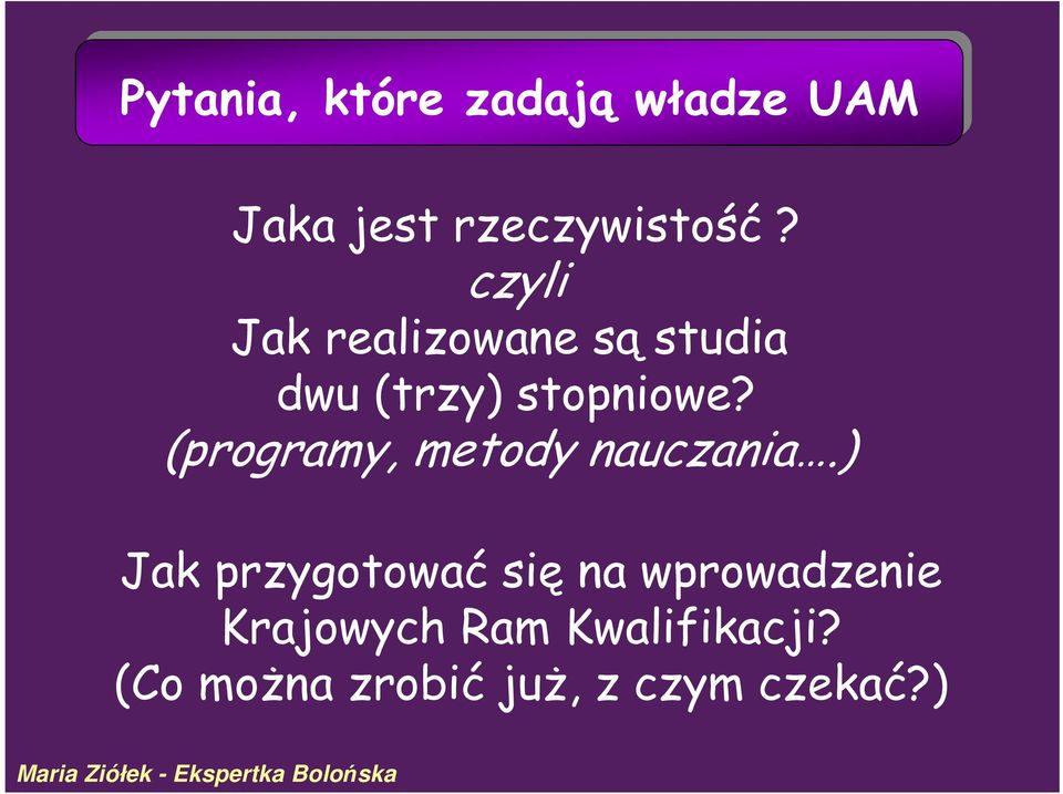 (programy, metody nauczania.