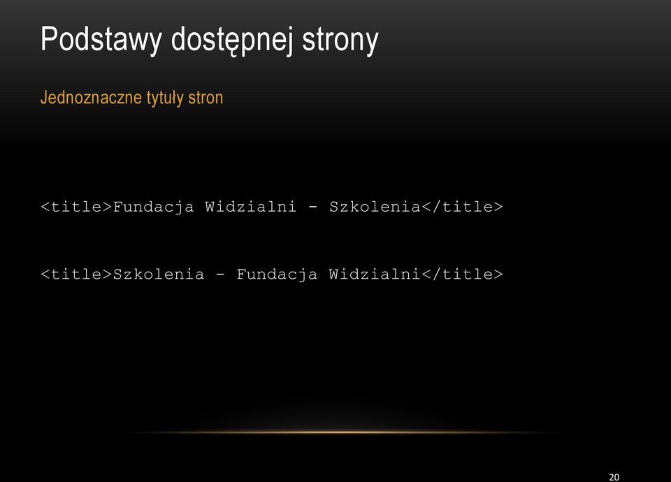 <title>fundacja Widzialni -
