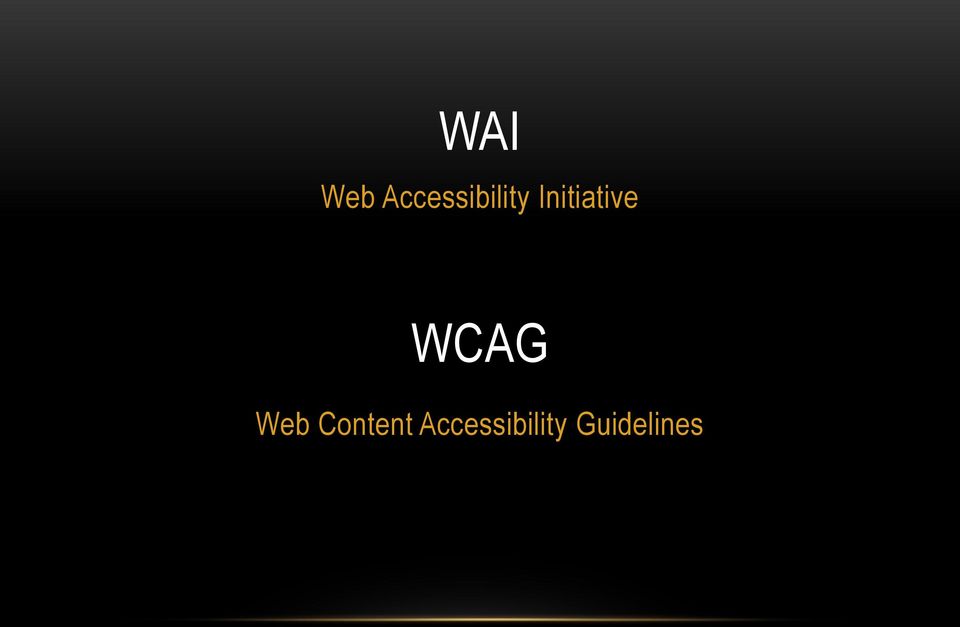 Initiative WCAG