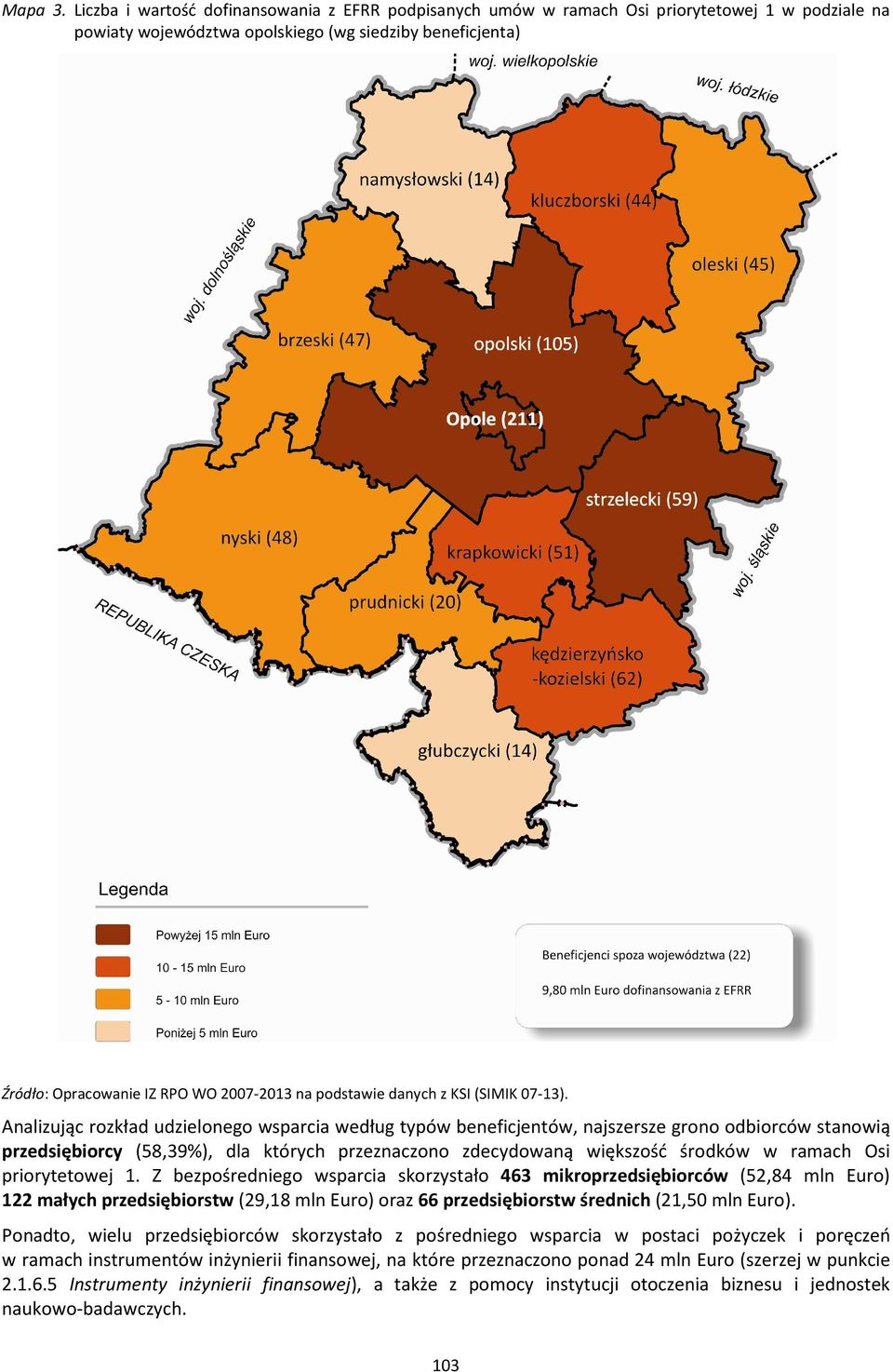 podstawie danych z KSI (SIMIK 07-13).