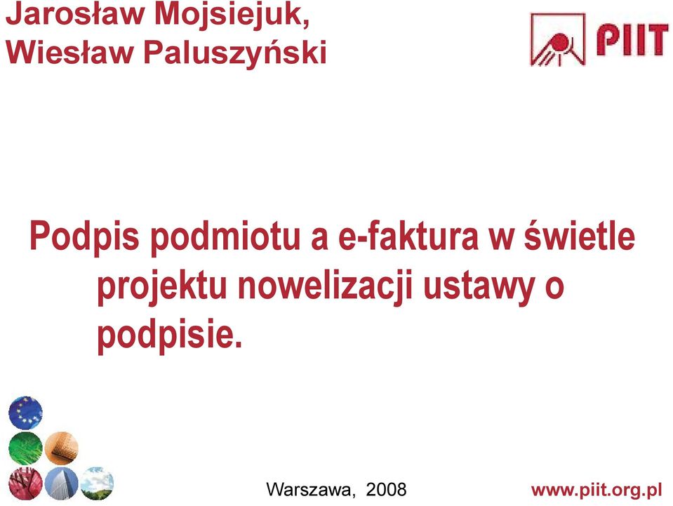e-faktura w świetle projektu
