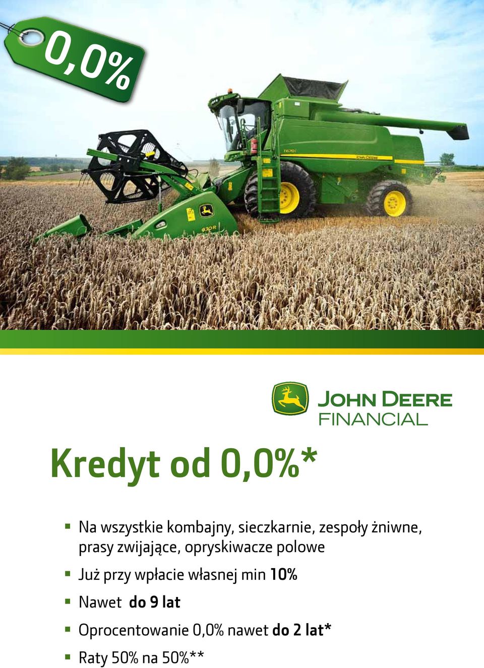 opryskiwacze polowe Już przy wpłacie własnej min