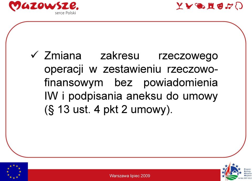 bez powiadomienia IW i podpisania