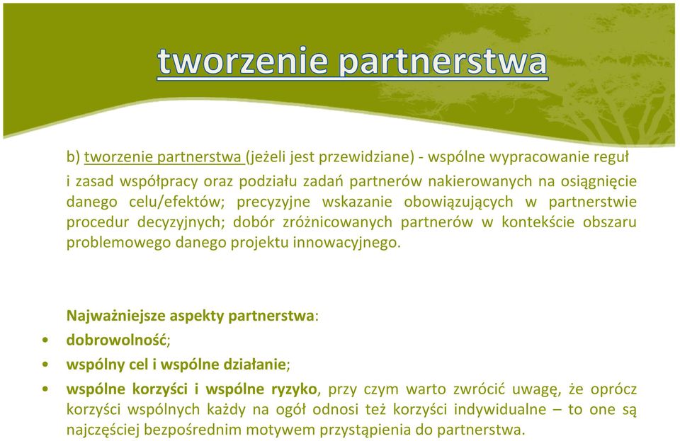 danego projektu innowacyjnego.