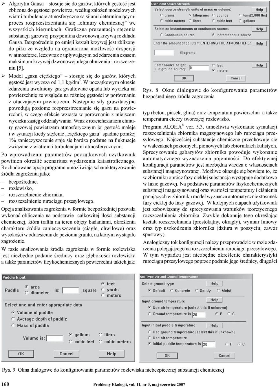 Bezpośrednio po emisji kształt krzywej jest zbliżony do piku ze względu na ograniczoną możliwość dyspersji w atmosferze, lecz wraz z upływającym od zdarzenia czasem maksimum krzywej dzwonowej ulega