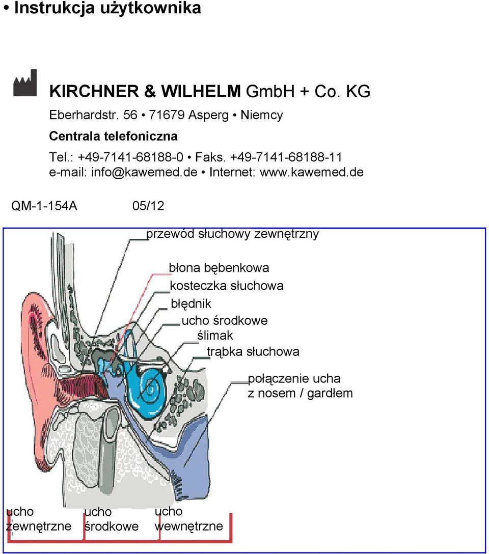 +49-7141-68188-11 e-mail: info@kawemed.
