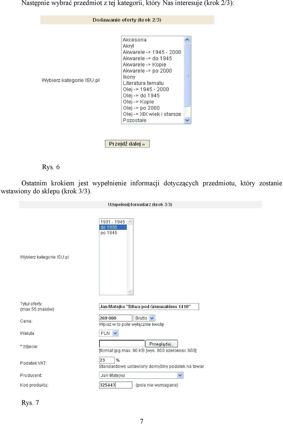 6 Ostatnim krokiem jest wypełnienie informacji