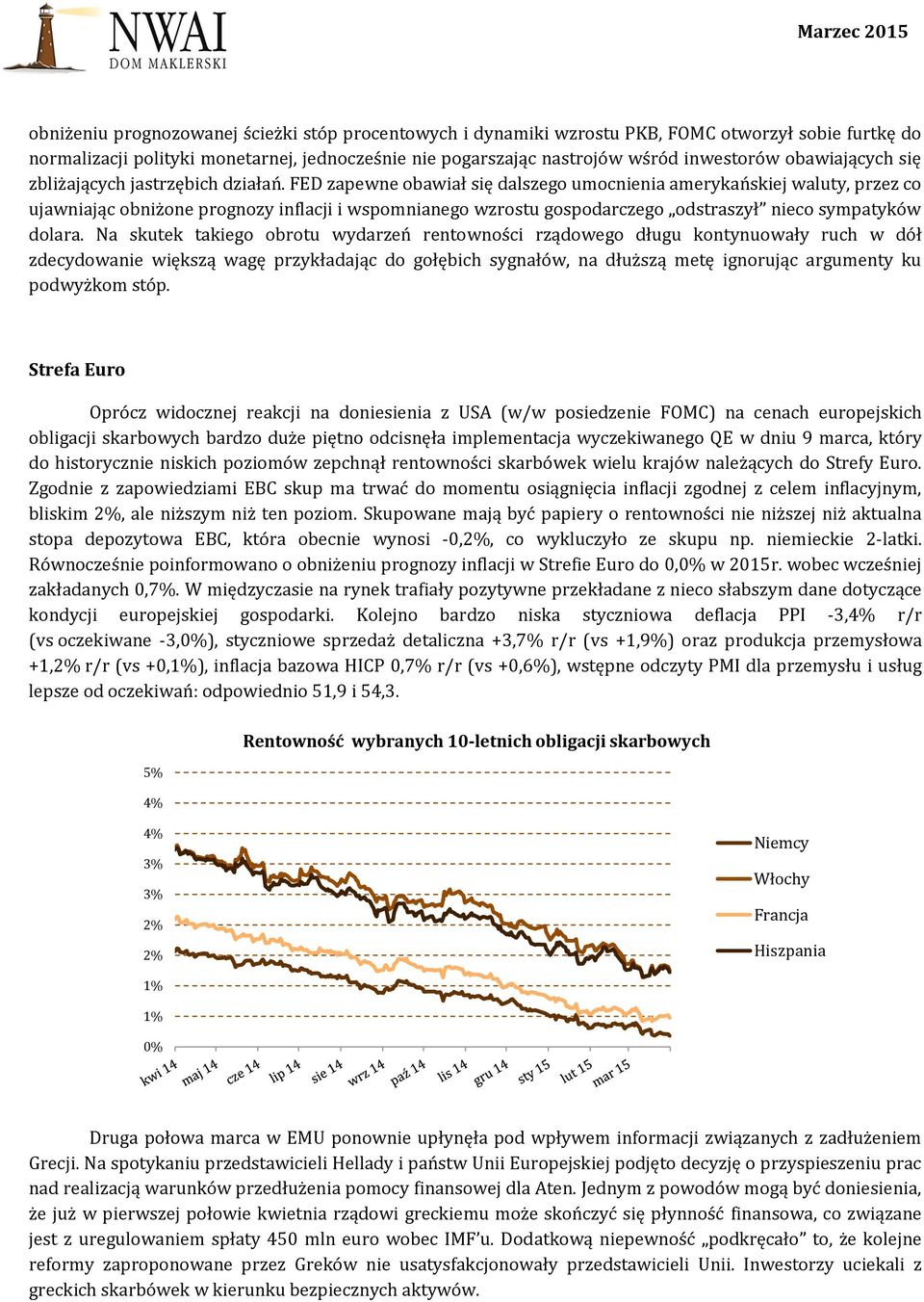 FED zapewne obawiał się dalszego umocnienia amerykańskiej waluty, przez co ujawniając obniżone prognozy inflacji i wspomnianego wzrostu gospodarczego odstraszył nieco sympatyków dolara.