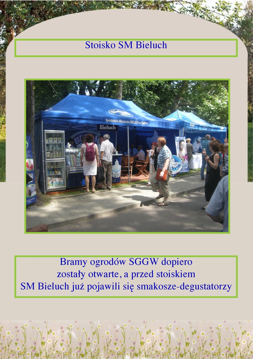 przed stoiskiem SM Bieluch już