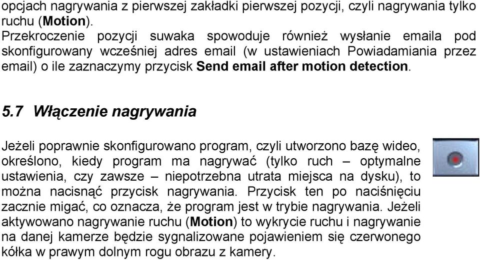 detection. 5.