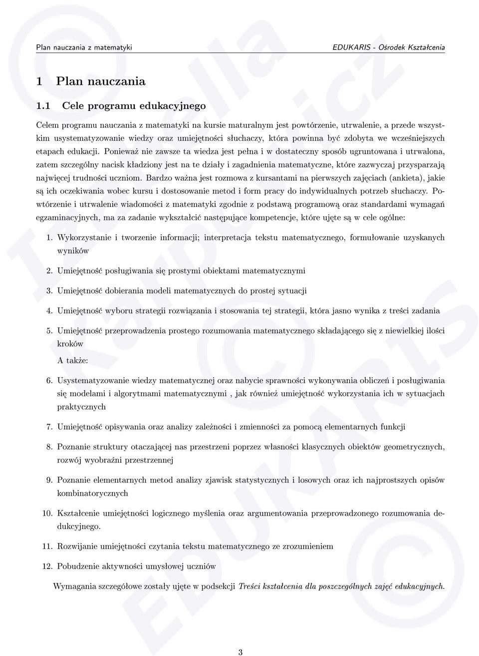 powinna by zdobyta we wcze±niejszych etapach edukacji.