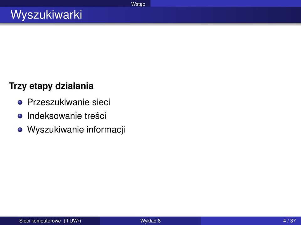 Indeksowanie treści Wyszukiwanie