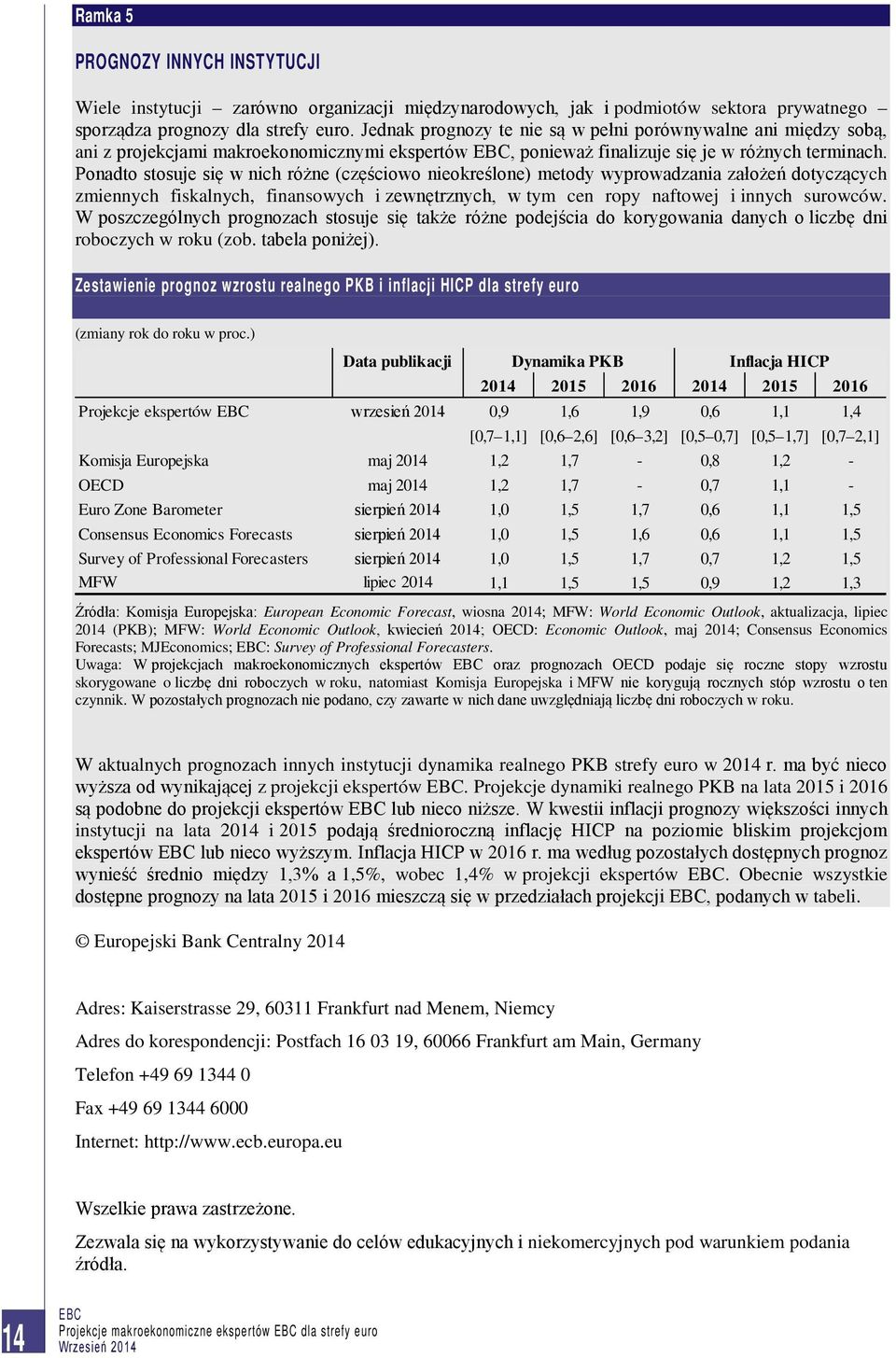 Ponadto stosuje się w nich różne (częściowo nieokreślone) metody wyprowadzania założeń dotyczących zmiennych fiskalnych, finansowych i zewnętrznych, w tym cen ropy naftowej i innych surowców.