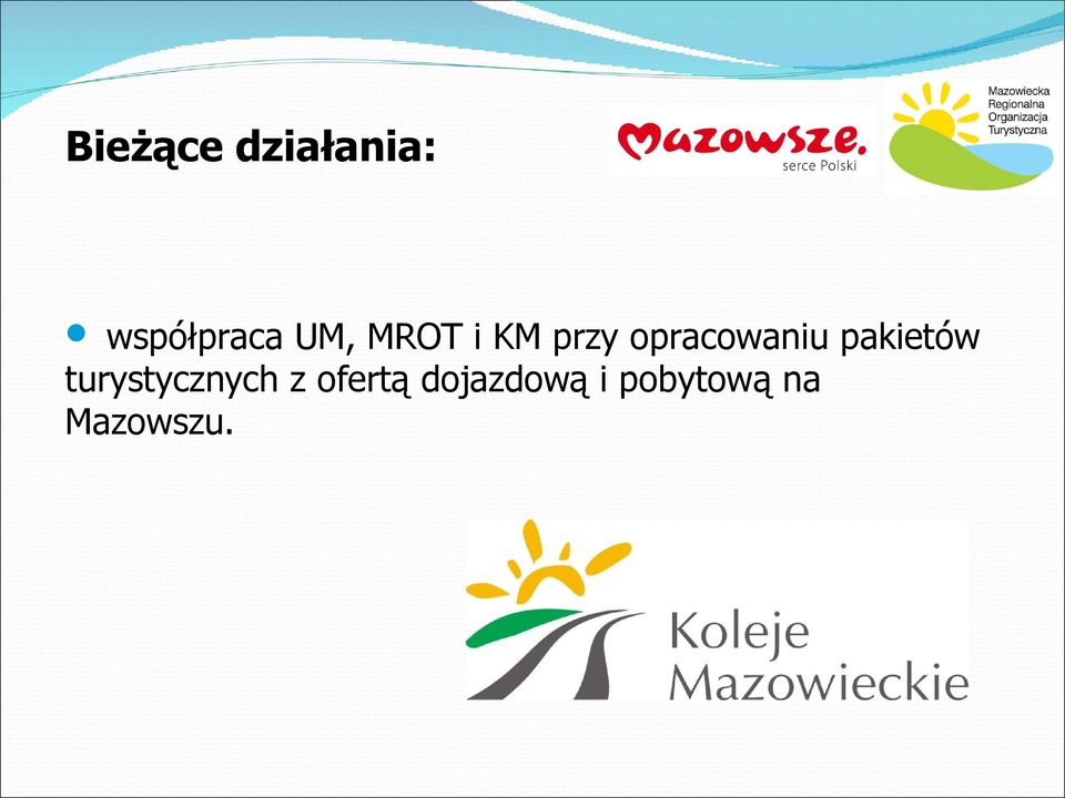 pakietów turystycznych z ofertą