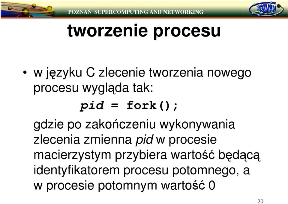 zlecenia zmienna pid w procesie macierzystym przybiera warto