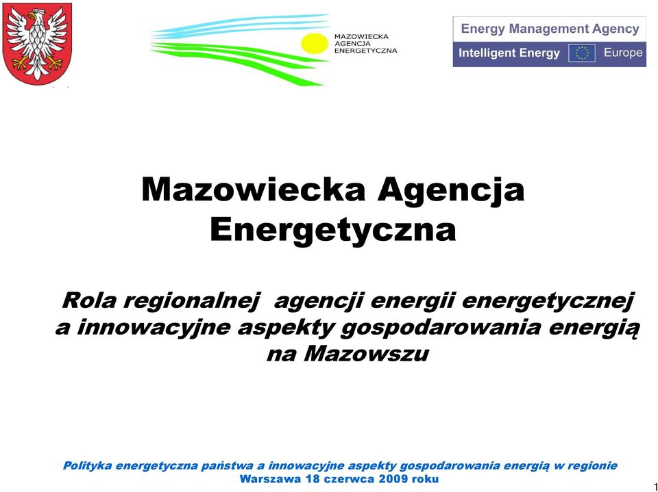 energetycznej a innowacyjne