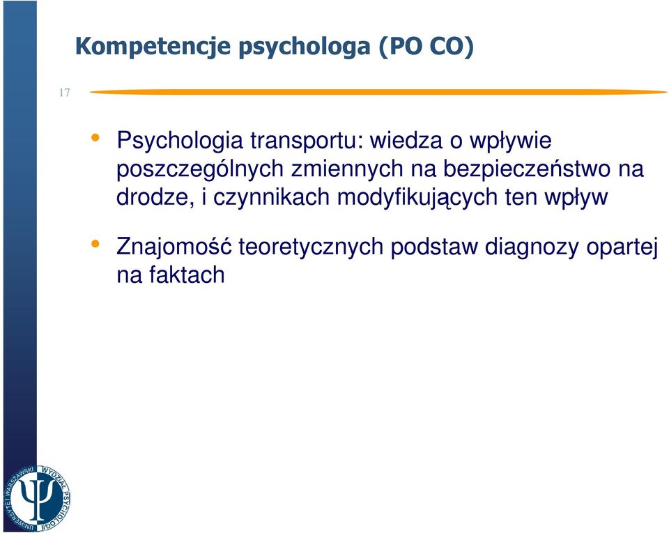 bezpieczeństwo na drodze, i czynnikach modyfikujących