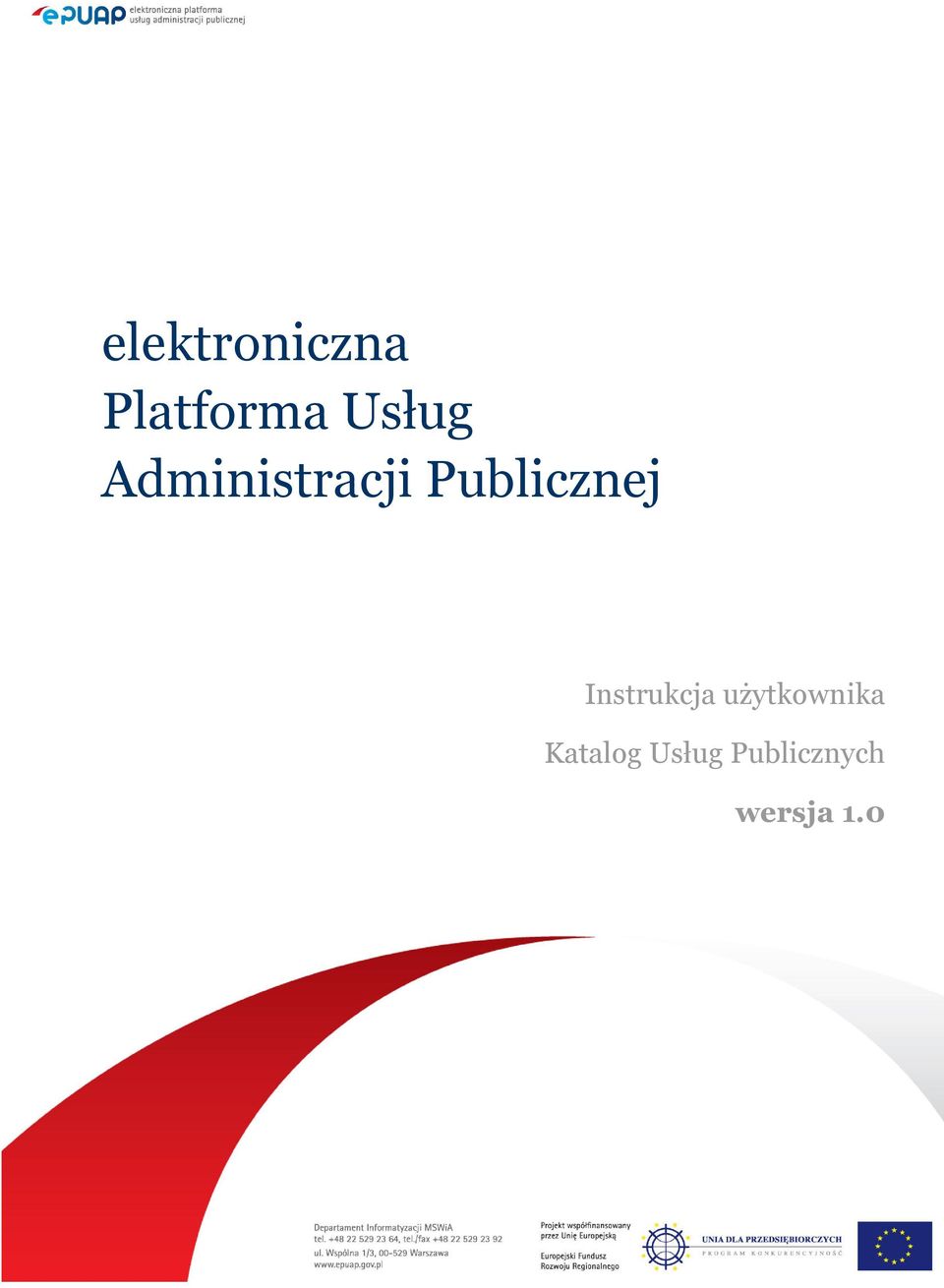 Instrukcja użytkownika Katalog