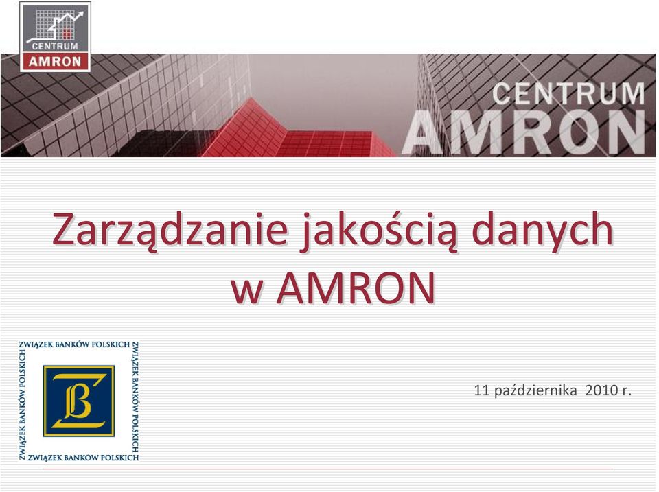 danych w AMRON