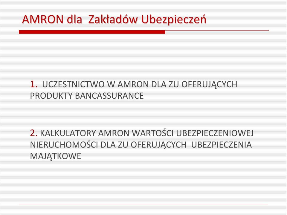 BANCASSURANCE 2.