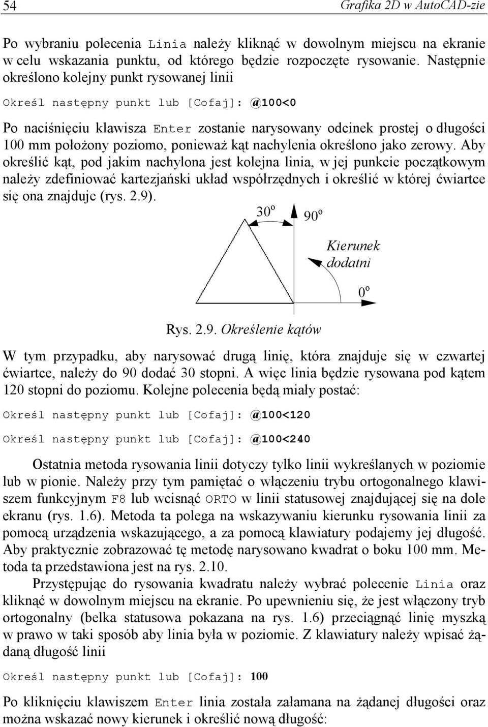 ponieważ kąt nachylenia określono jako zerowy.