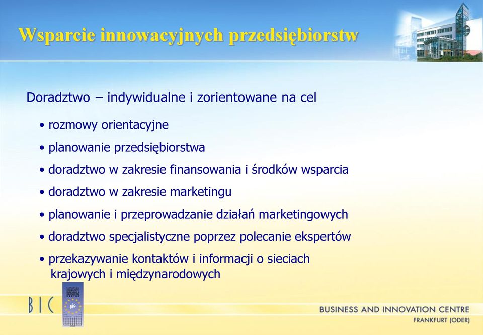 doradztwo w zakresie marketingu planowanie i przeprowadzanie działań marketingowych doradztwo
