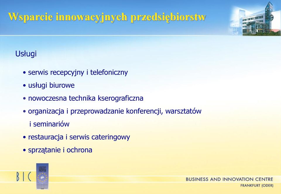 kserograficzna organizacja i przeprowadzanie konferencji,
