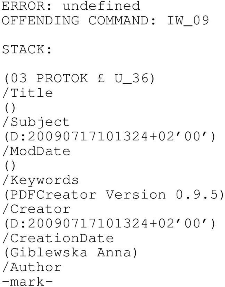 () /Keywords (PDFCreator Version 0.9.