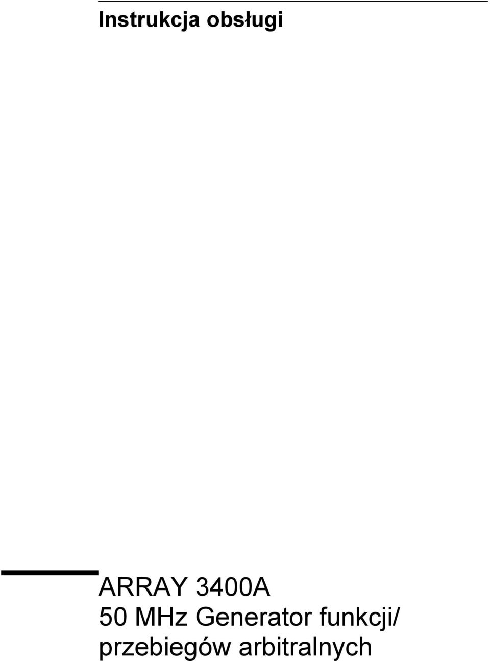 Generator funkcji/